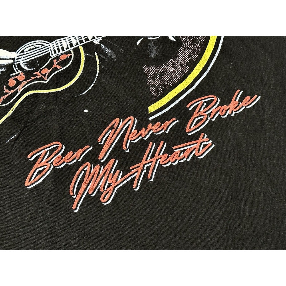 Luke Combs Beer Never Broke My Heart Tour 2019 Country Music Shirt Size S Black - Picture 3 of 3